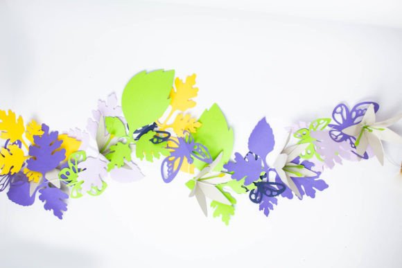 Leaves and Butterflies Garland