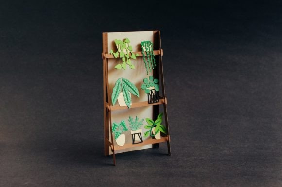 Plant Stand Pop Up Box Card