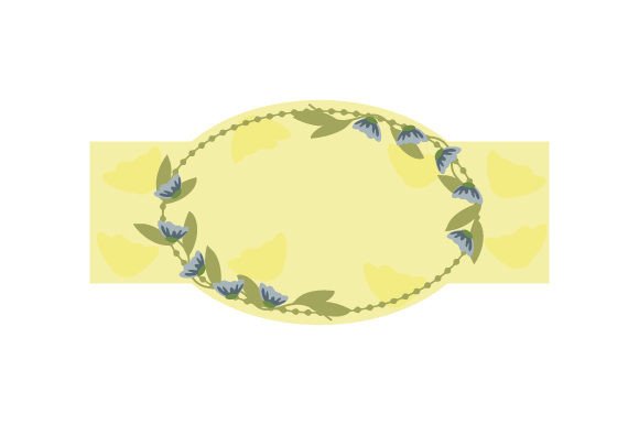 Spray Bottle Label, Vintage Floral