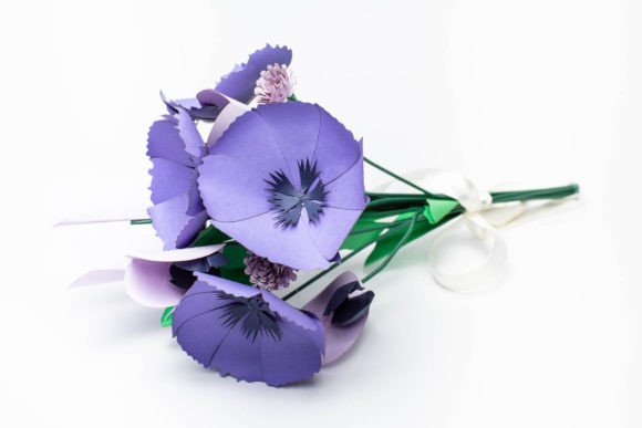 Sweet Peas and Cosmos Bouquet